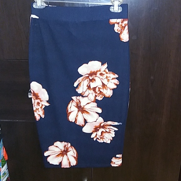 Iris Basic Dresses & Skirts - Floral Pencil Skirt